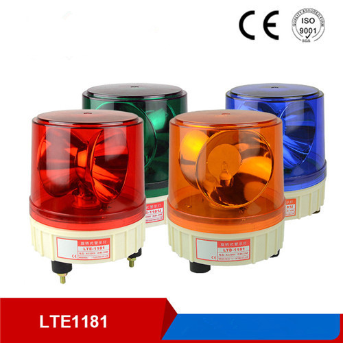 Sieno LTD-1181 red bulb rotary warning light (Φ180) DC12V 24V AC110V 220V